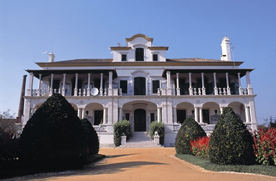Portugal Casas Nobres Lissabon Palácio de Rio Frio  in Pinhal Novo Aussenansicht