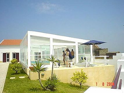 Casal Belmonte Aussenansicht mit �berdachtem Swimmingpool